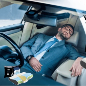 DreamyFoam guy sleeping in the car